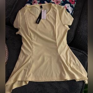 NEW yellow boutique top